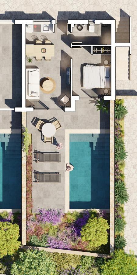 Pnoes Luxury Suites Paliouri Ngoại thất bức ảnh